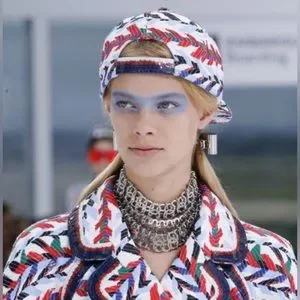 CHANEL 16S RUNWAY GEOMETRIC MULTICOLOR BASEBALL CAP CHANEL | Accessories | Chanel 6s Runway Geometric Multicolor  main image 4